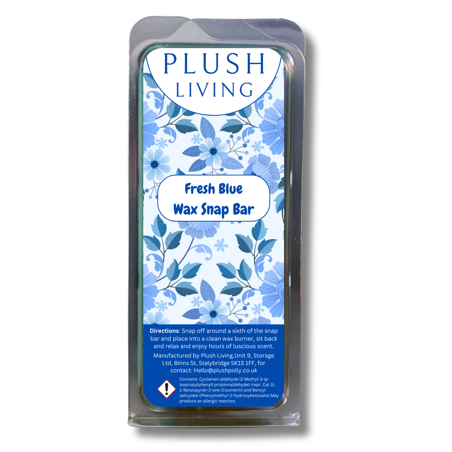 Blue Lenor Cosy Knit Wax Snap Bar