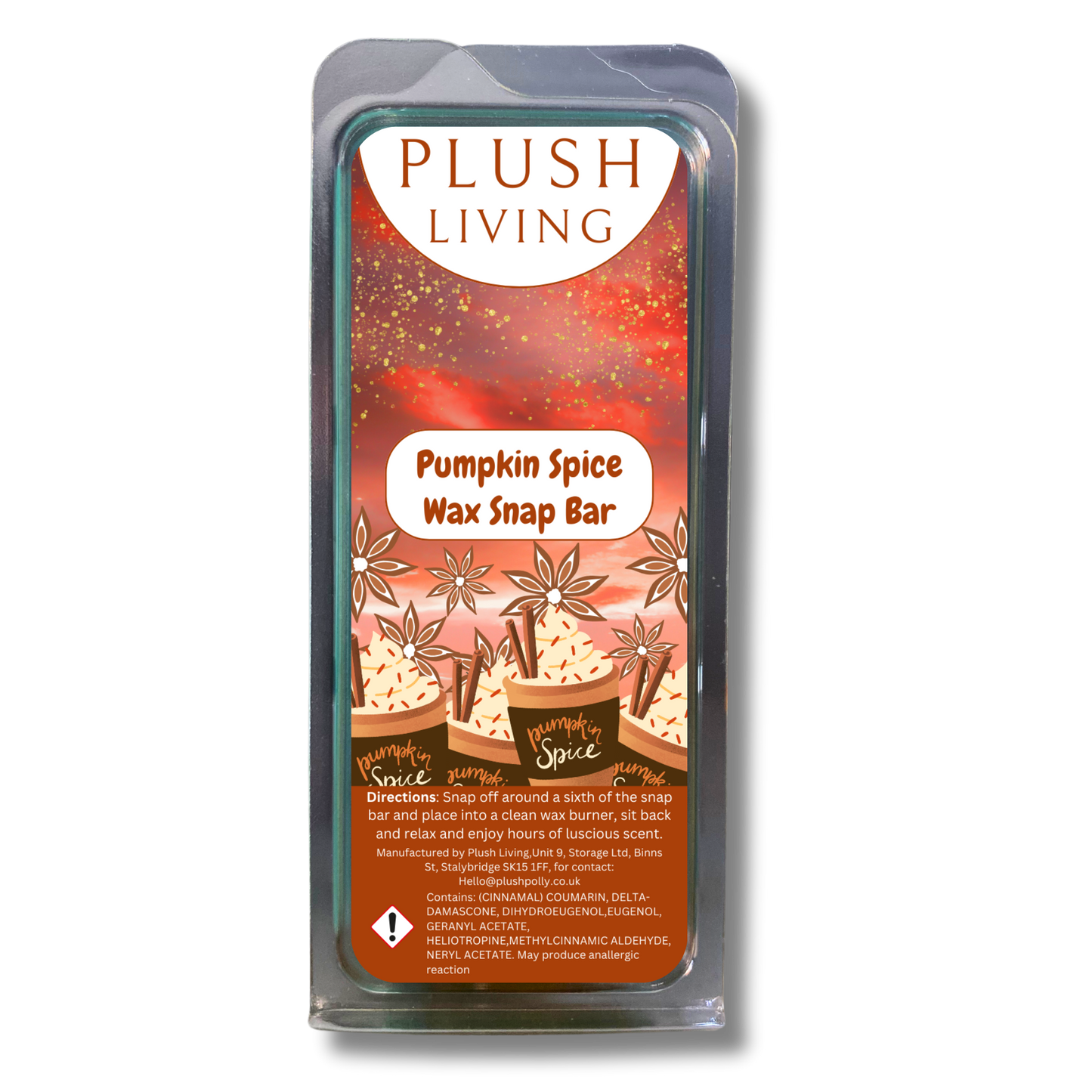 Pumpkin Spice Cosy Knit Wax Snap Bar