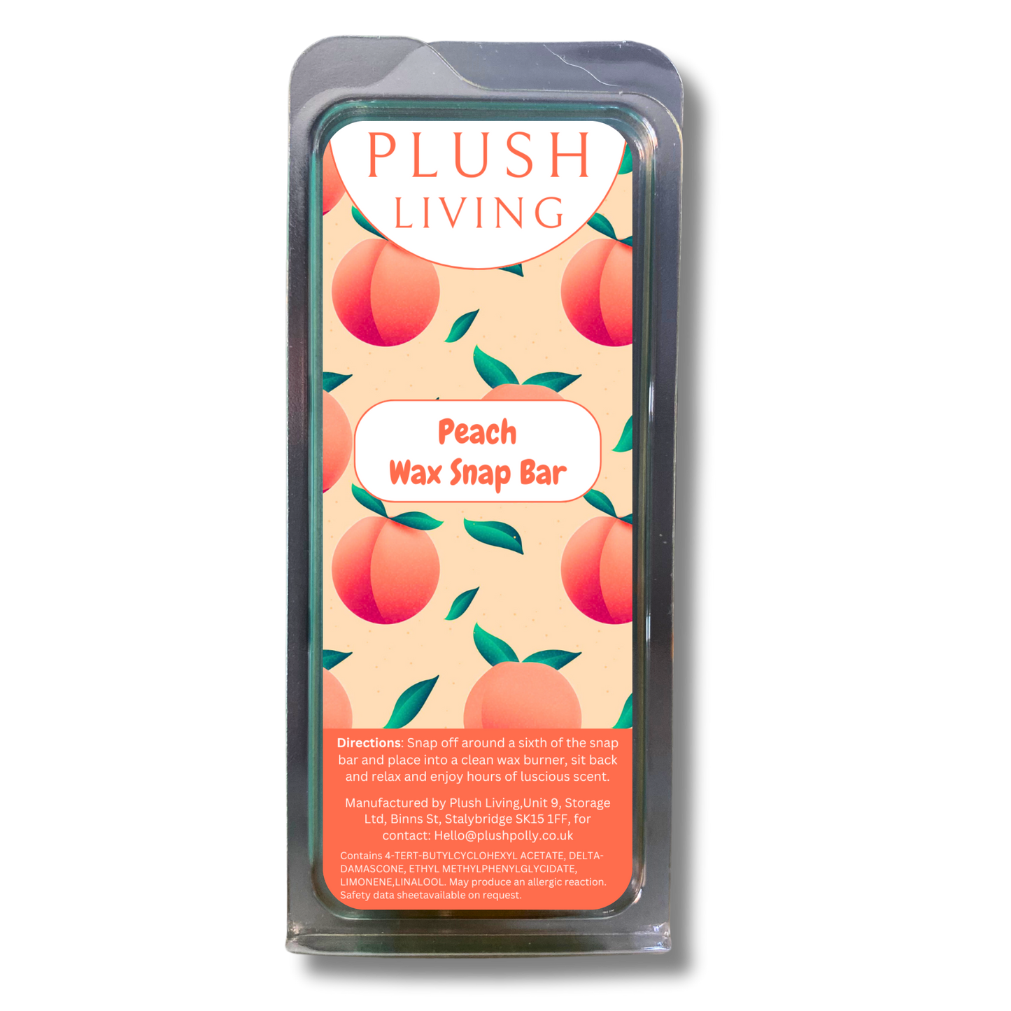Peach Cosy Knit Wax Snap Bar